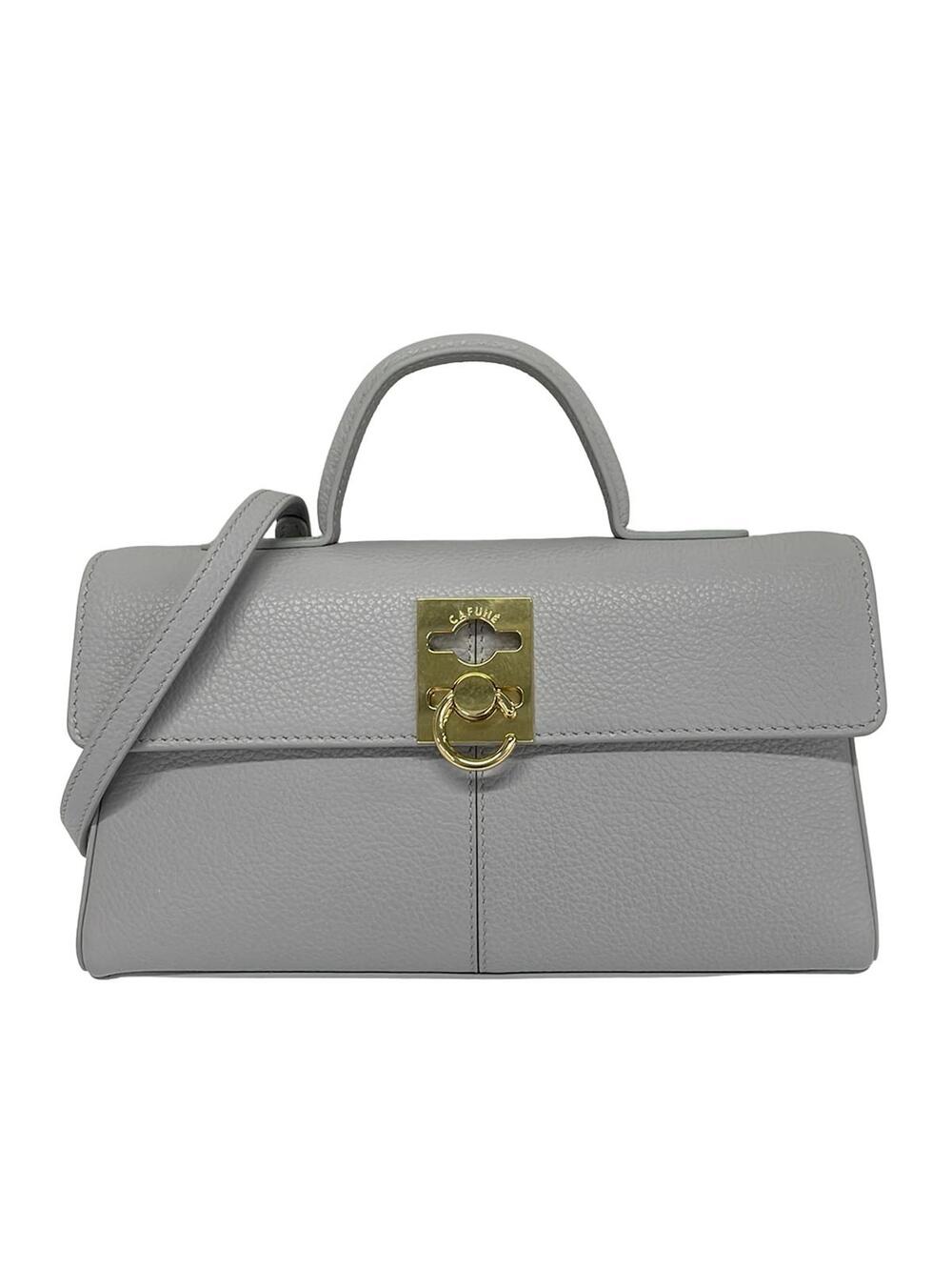 Cafune Stance Wallet Light Gray Leather #300477C50B